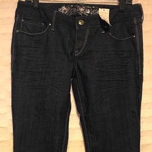 Express 8R Zelda slim barely boot jeans